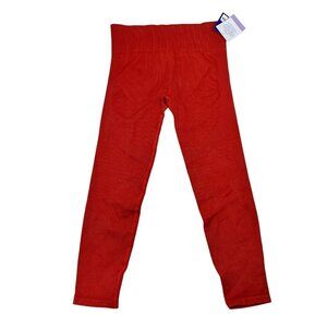 Joy Lab Womens 7/8 Leggings Ribbed Orange Size Large New